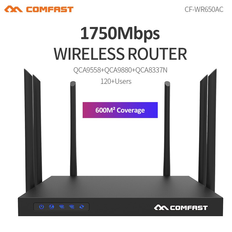 Comfast CF-WR650AC    ⰡƮ  , 802.11ac 2.4G  5G USB2.0 Ͼ AC  , 1750Mbps